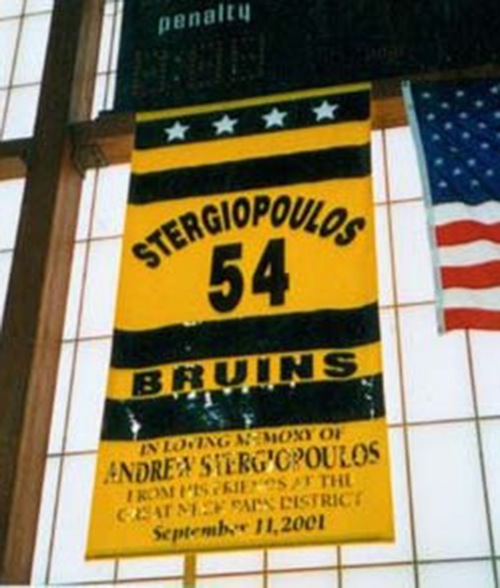 Andrew Stergiopoulos Ice Rink Banner